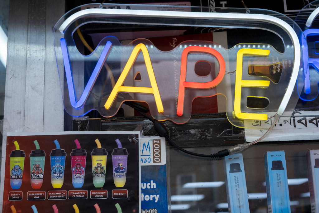 Einweg-E-Zigaretten in London zum Verkauf