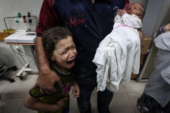 Unborn baby saved by doctors in Gaza after Israeli airstrike