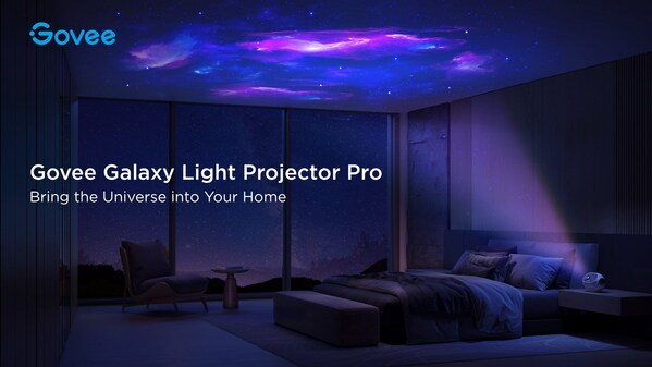 Nehmen Sie Ihre Heimbeleuchtung mit dem Govee Galaxy Light Projector Pro auf kosmische Höhen