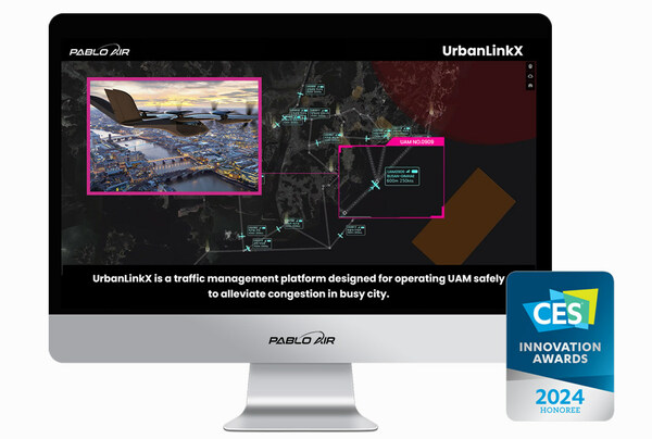 PABLO AIR gewinnt CES 2024 Innovation Award für Urban Air Traffic Management Platform ‘UrbanLinkX’