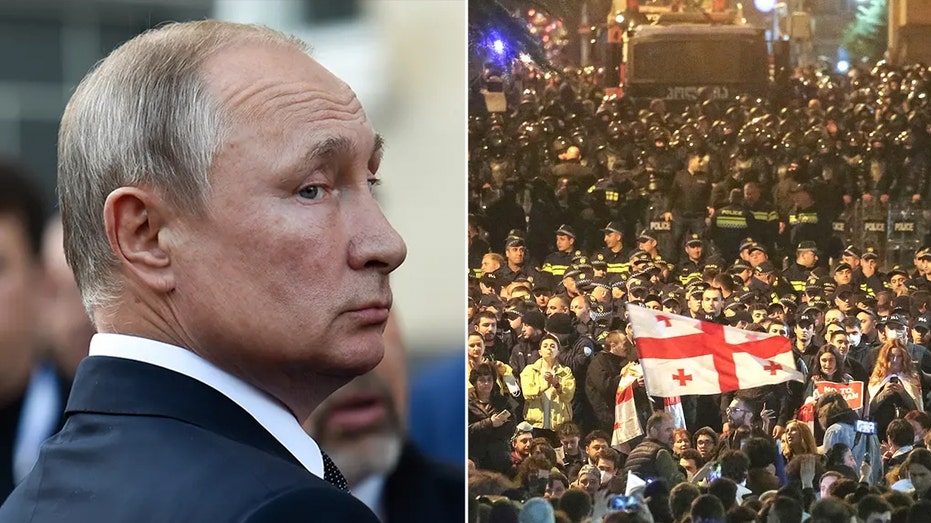 Putin beobachtet, wie ein osteuropäisches Land ein Moskau-freundliches Gesetz trotz gewalttätiger Proteste verabschiedet