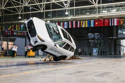 TIGGO9 CSH Spiral Rollover Test TIGGO9 CSH Spiral Rollover Test