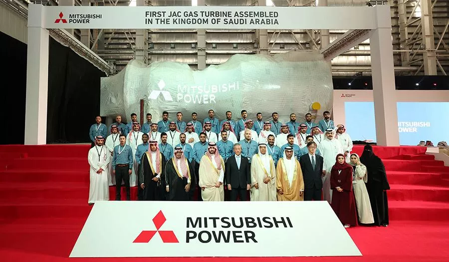 Mitsubishi Power Marks 60 Years in Saudi Arabia with Unveiling of First Locally Assembled JAC Gas Turbine at Dammam Assembly Facility