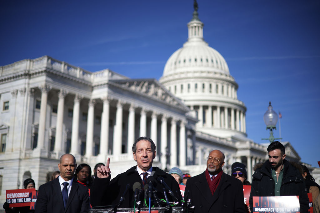 Members Of Congress Hold Press Conference On Anniversary Of January 6 Attacks