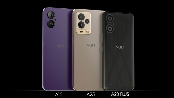 NUU的新A系列產品線,包括A15、A25和A23 Plus