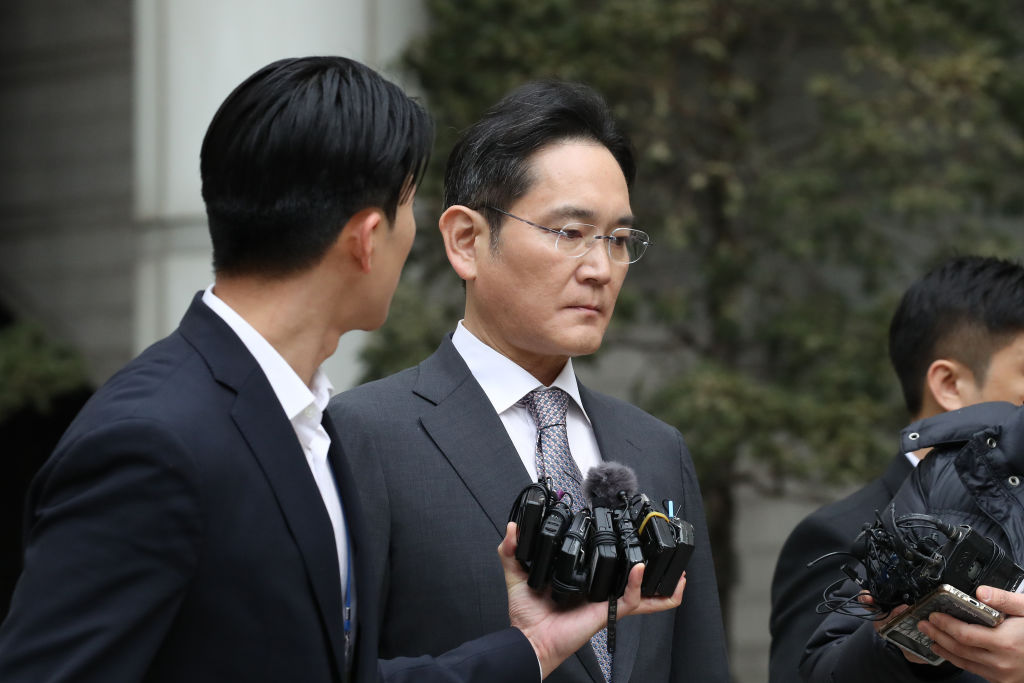 Samsung Electronics Chairman Lee Jae-yong Attends Court In Merger Case