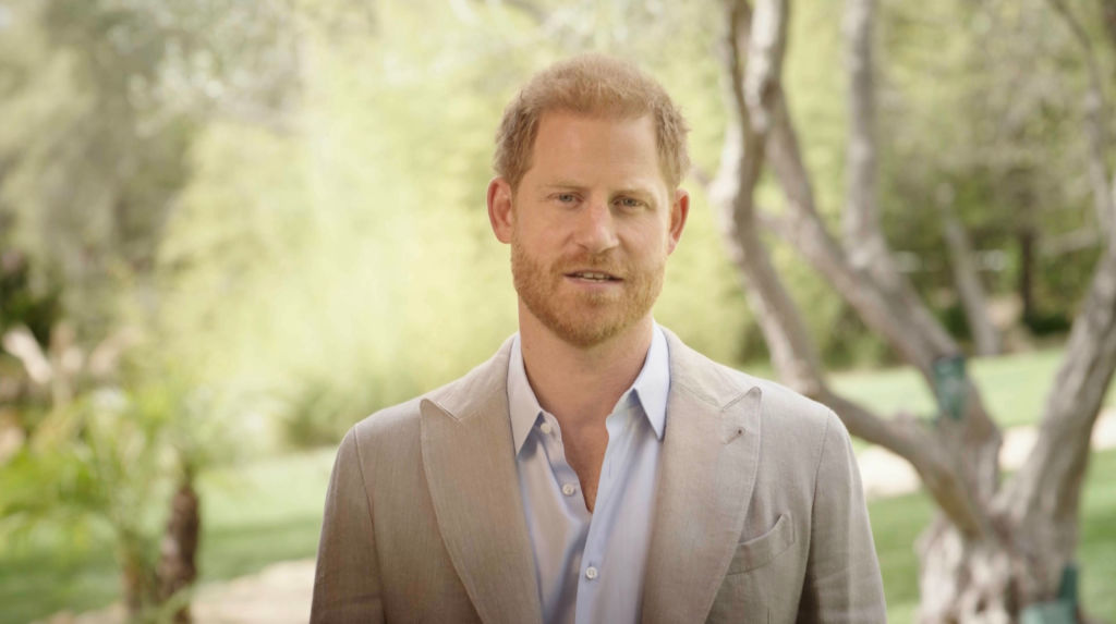 The Duke Of Sussex Makes on Screen Appearance At The Sport Gives Back Awards 2024