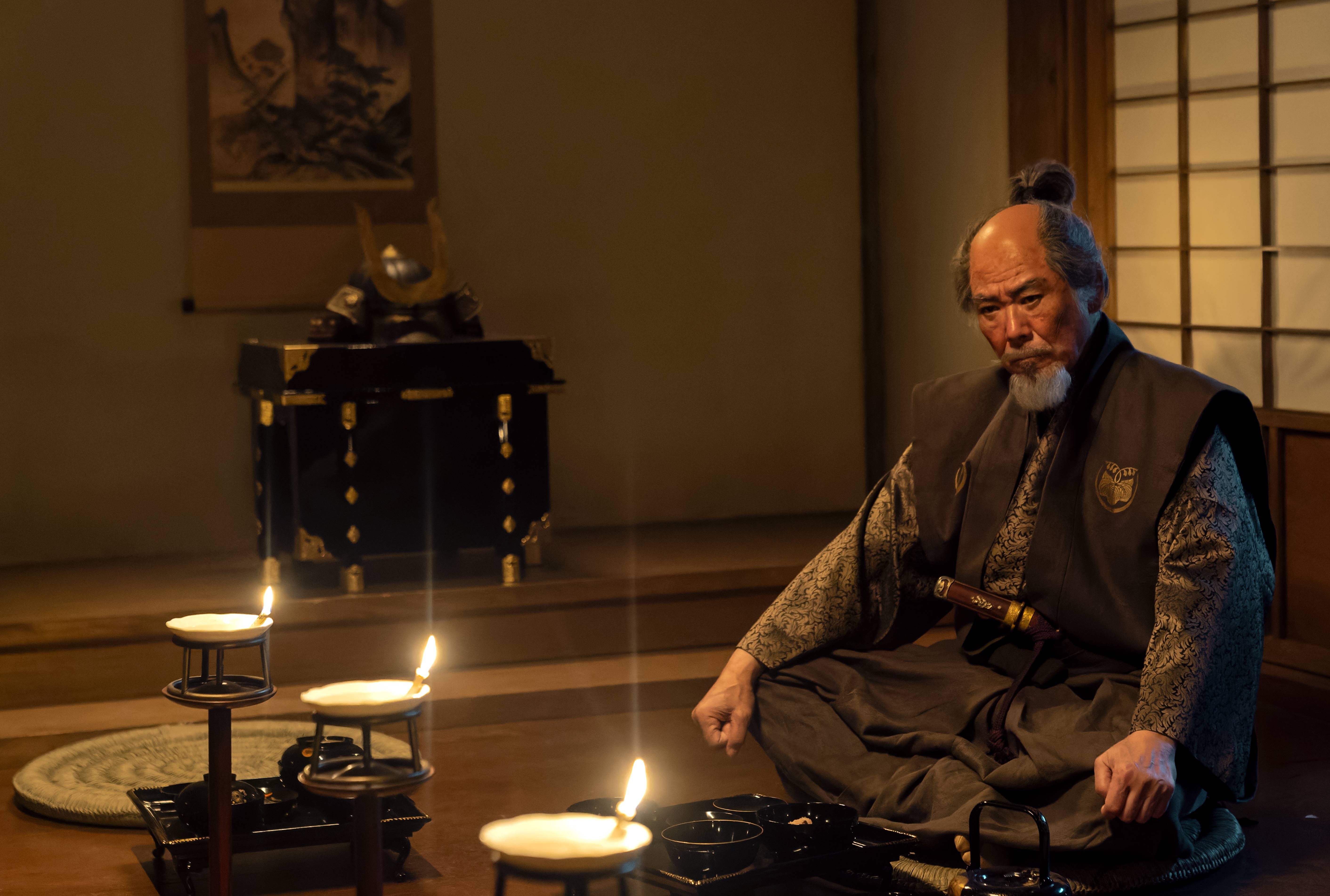 Tokuma Nishioka as Toda Hiromatsu in episode 8 of Shogun.