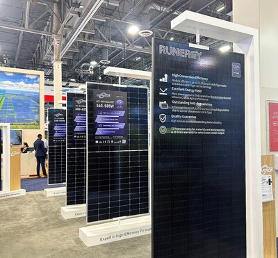 image 5027829 21253337 Runergy Shines Bright at RE+ in Las Vegas with New Generation N-Type Modules