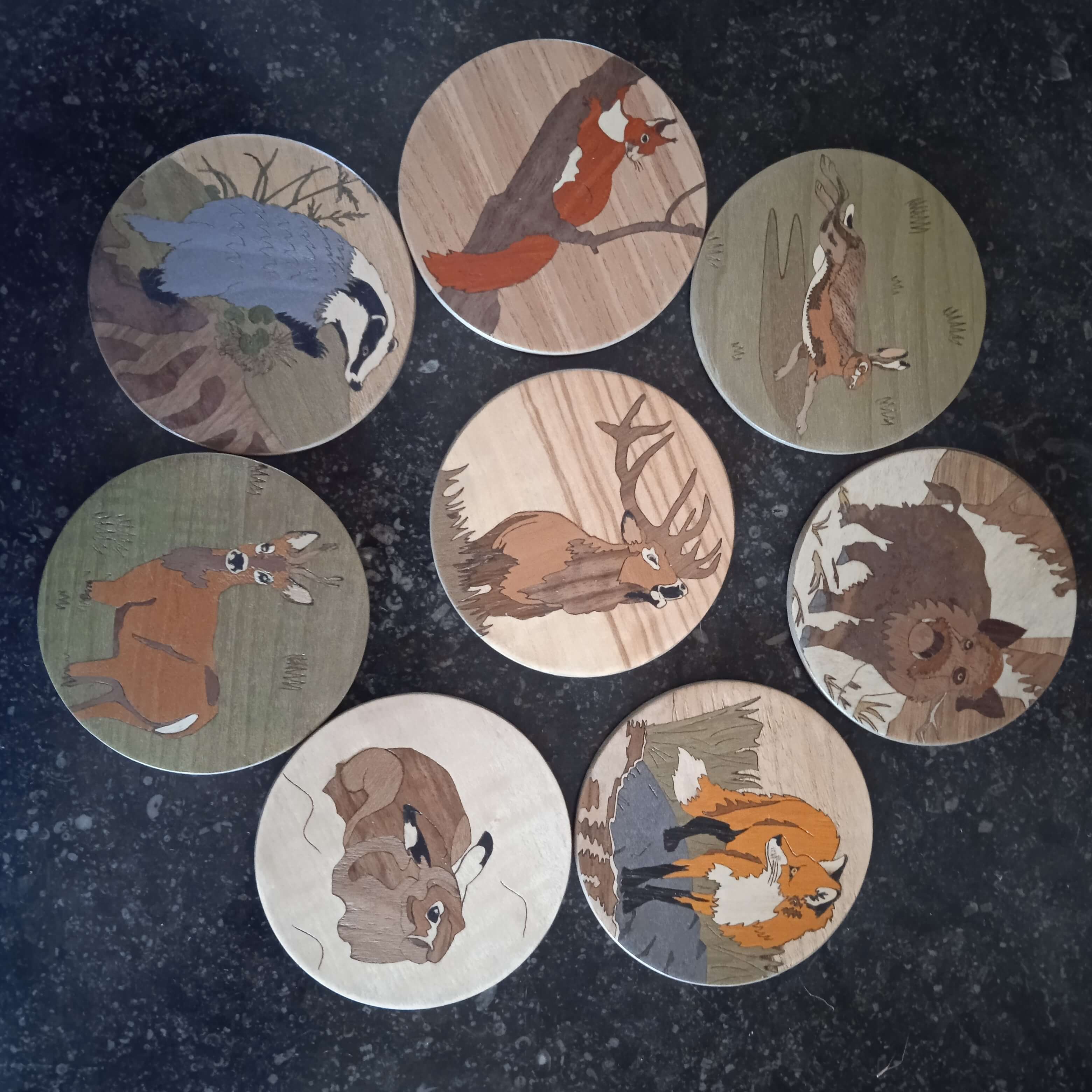 dessous de verre animaux