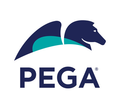 The corporate logo for Pega (PRNewsfoto/Pegasystems Inc.)