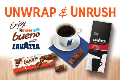 Ferrero North America Lavazza The Perfect Blend: Kinder Bueno® and Lavazza Join Forces to Celebrate National Coffee Day