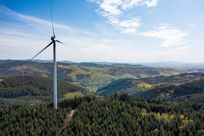 EDF Renewables' Beaujolais Vert wind farm in Valsonne, France EDF Renewables' Beaujolais Vert wind farm in Valsonne, France