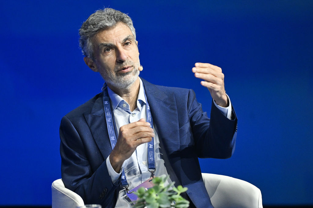 Yoshua Bengio, founder and scientific director of Mila at the Quebec AI Institute, during the All In event in Montreal, Quebec, Canada, on Sept. 27, 2023. 