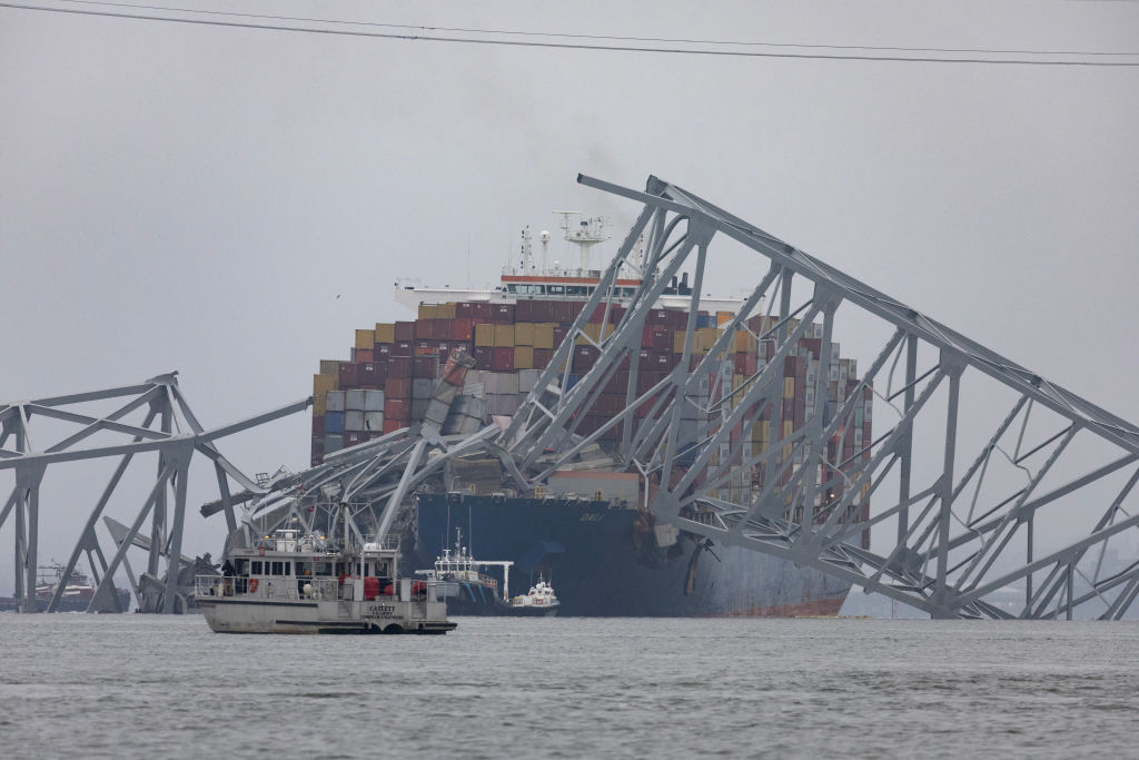 Baltimore's Francis Scott Key Bridge Collapses After Being Struck By Cargo Ship