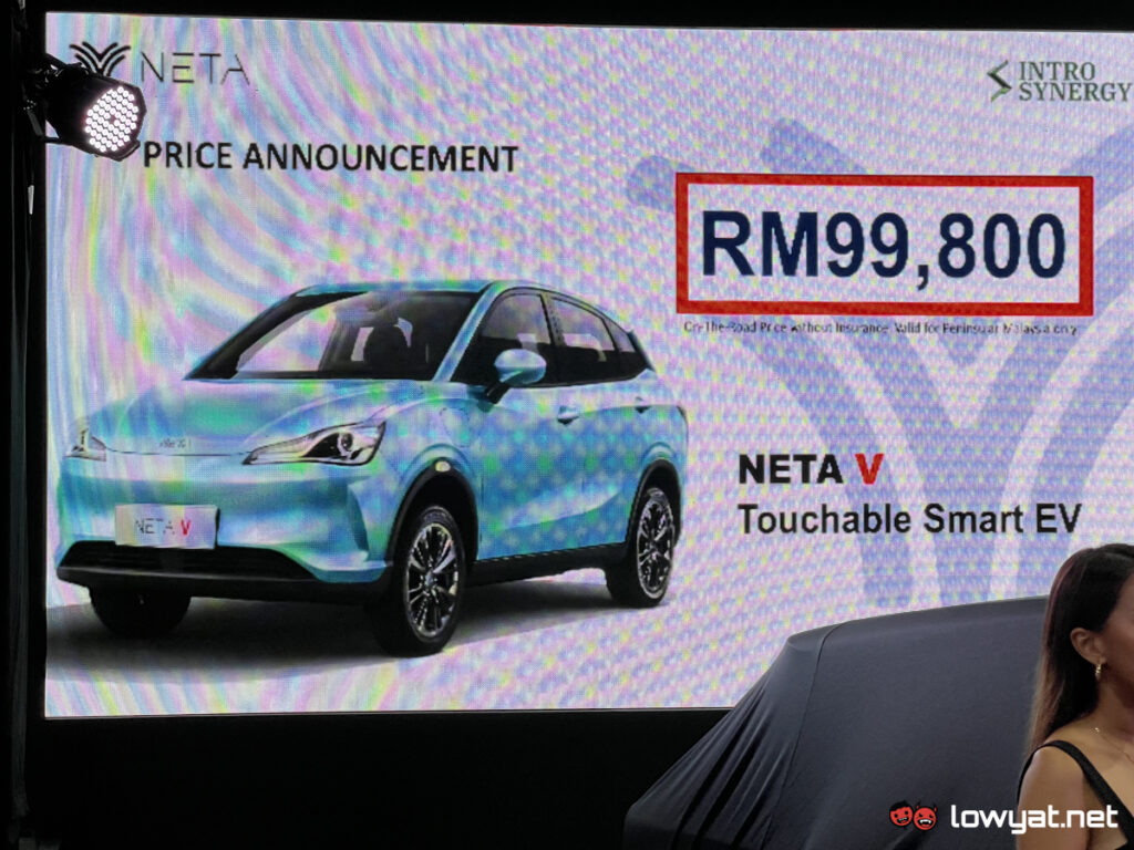 Neta V launch Malaysia price