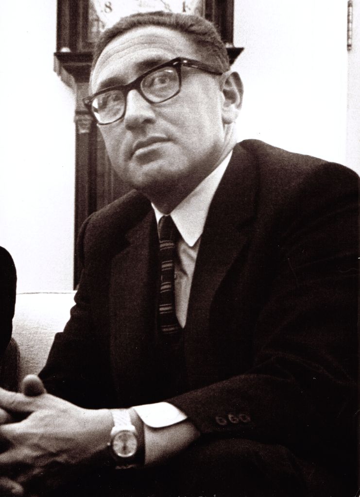 Portrait Of Henry Kissinger