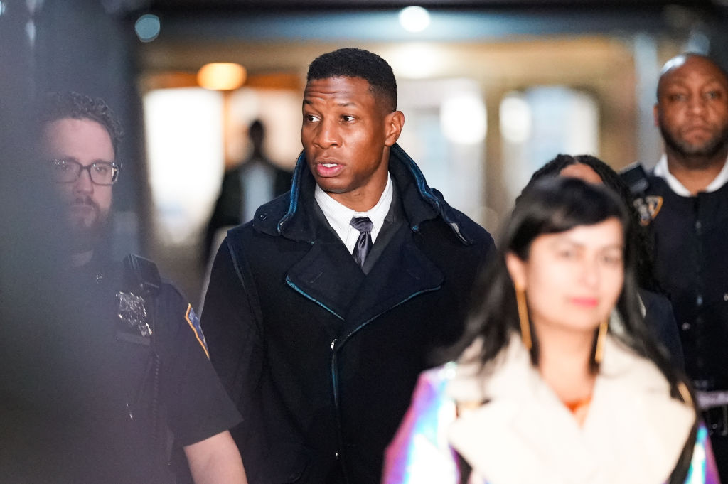 Actor Jonathan Majors Arrives At Court For Closing Arguments In Domestic Violence Trial