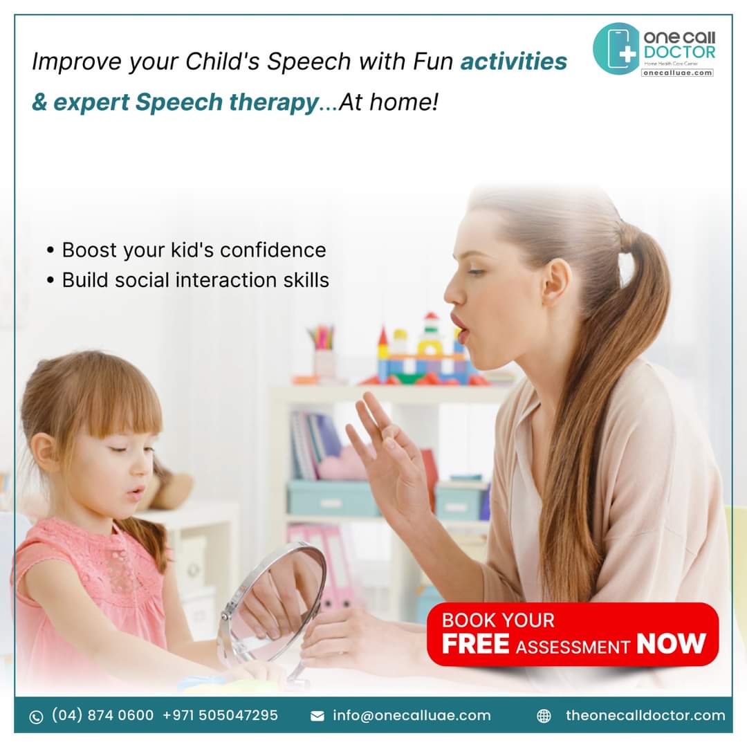 expert speech therapy one call doctor UAE