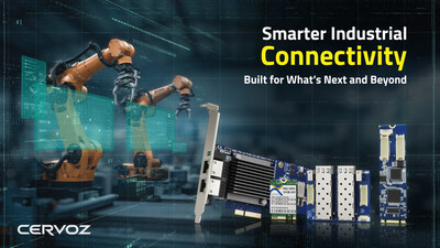 Cervoz delivers future-ready industrial connectivity with compact, high-performance Ethernet and wireless modules—featuring SFP flexibility, multi-GbE throughput, and ultra-low-profile designs built to meet the demands of smart factories, logistics hubs, and beyond. Cervoz delivers future-ready industrial connectivity with compact, high-performance Ethernet and wireless modules—featuring SFP flexibility, multi-GbE throughput, and ultra-low-profile designs built to meet the demands of smart factories, logistics hubs, and beyond.