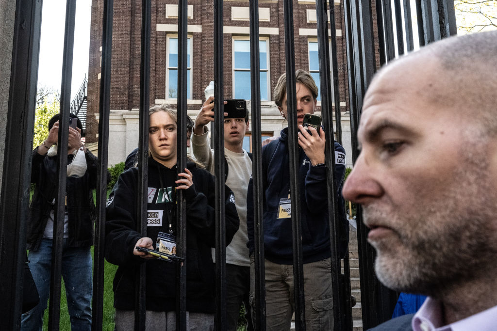 Pro-Palestinian Protests Continue At Columbia University