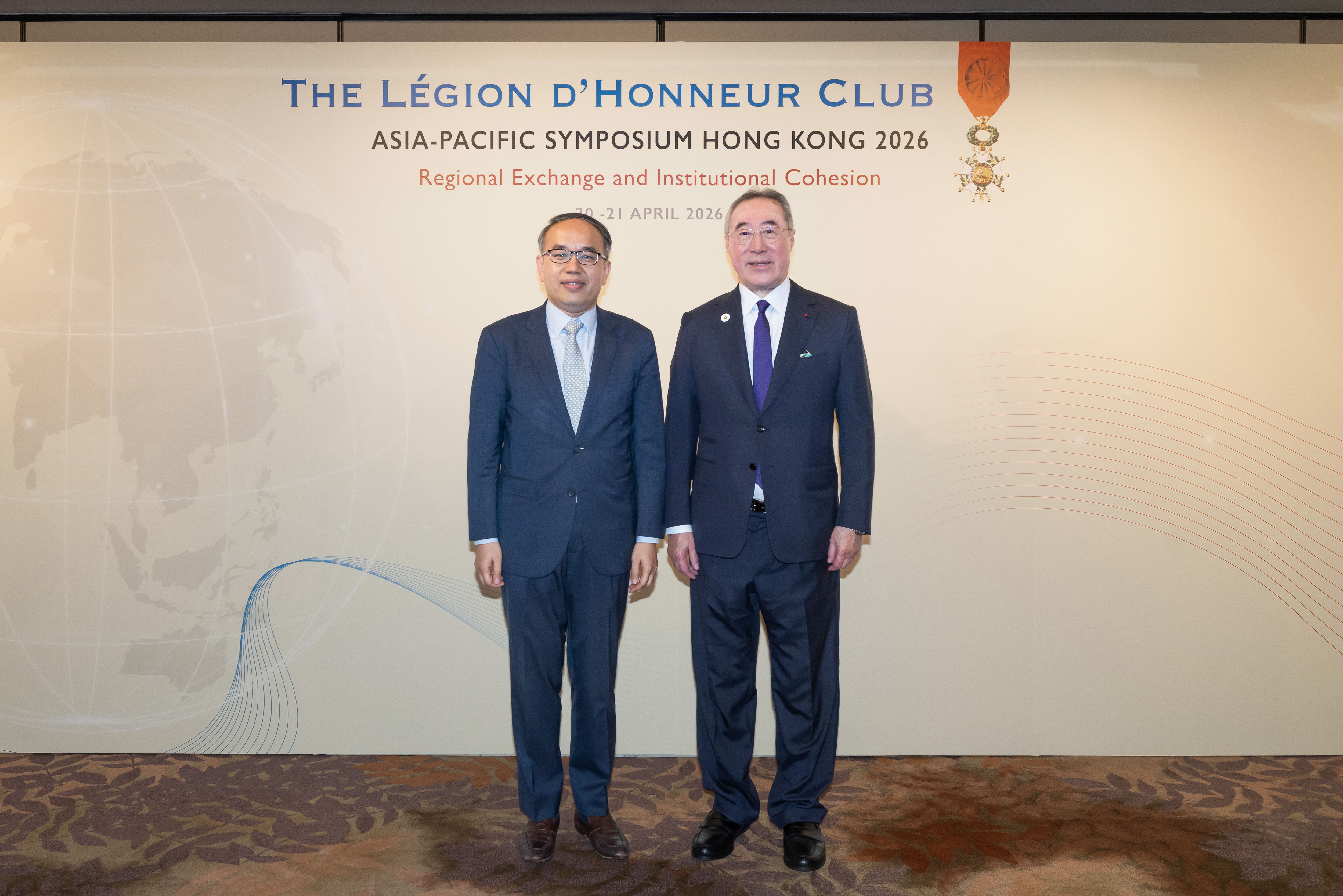 Henry Tang, President of The Legion d’Honneur Club, calls for international cooperation to overcome rising protectionism