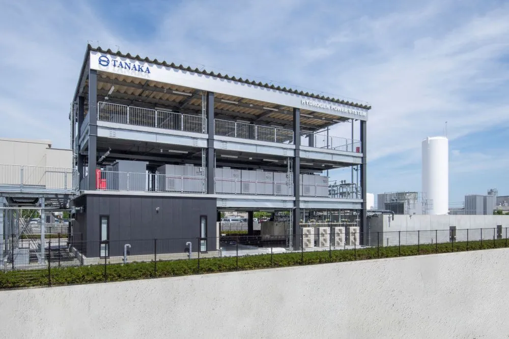 TANAKA Commences Operation of “TANAKA H2 Nexus”, One of Japan’s Largest 500 kW Pure Hydrogen Fuel Cell Power Generation Facilities