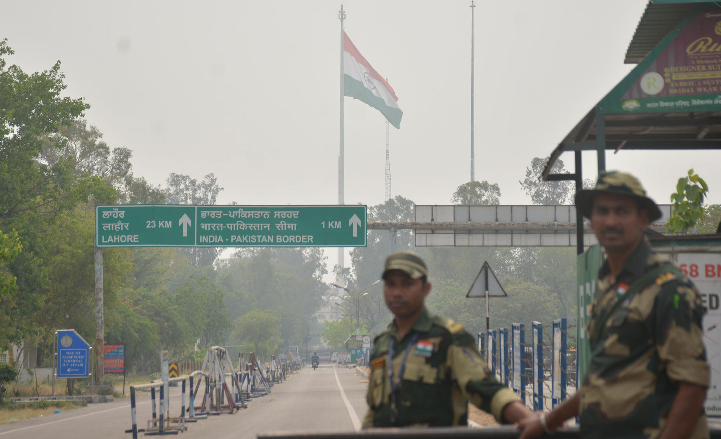 BSF Personnel At Attari Integrated Check Post At Attari-Wagah Border