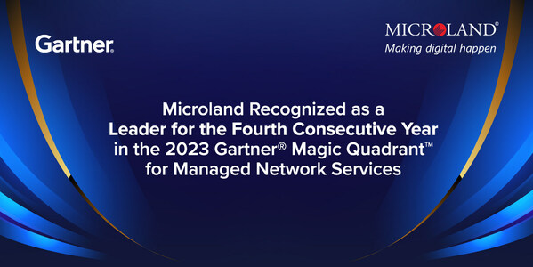 Microland Recognized as a Leader for the Fourth Consecutive Year in the 2023 Gartner® Magic QuadrantTM for Managed Network Services