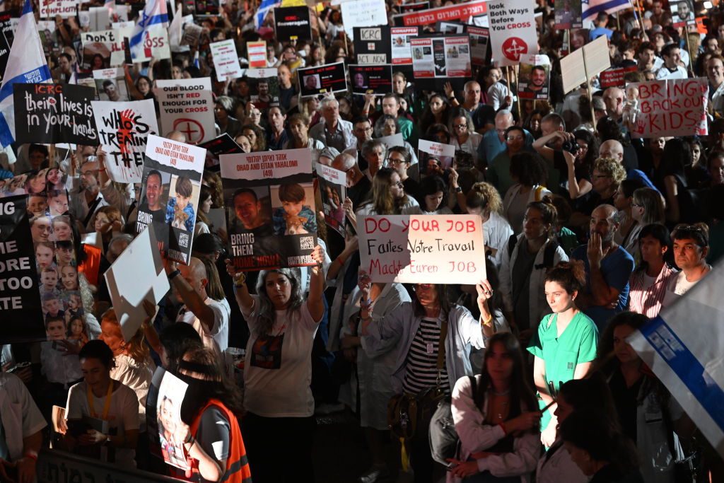 Israel Protest ICRC