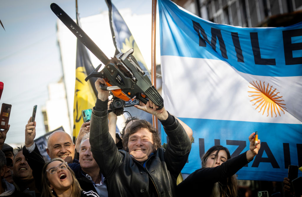 Javier Milei Presidential Rally In Buenos Aires