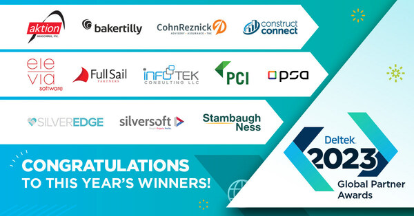Deltek 公告合作夥伴年度獎項得獎者
