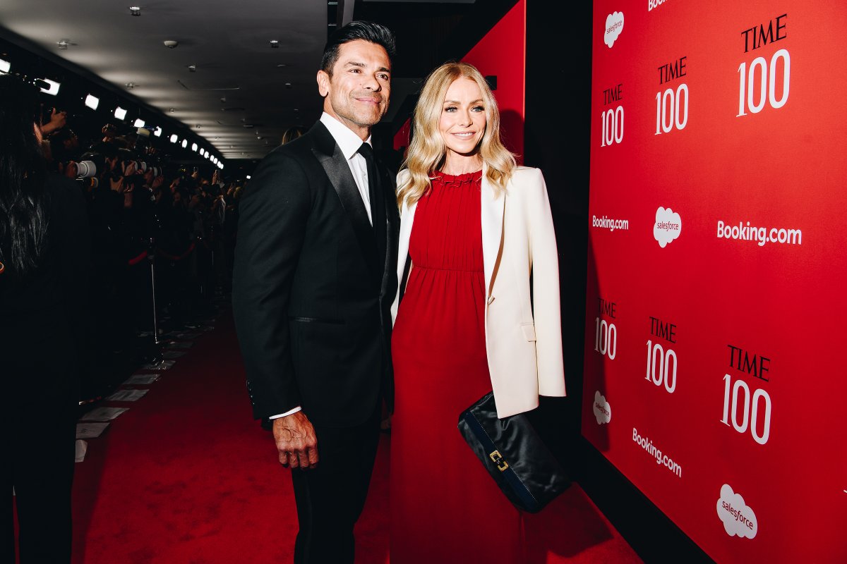 Kelly Ripa 和 Mark Consuelos 在TIME 100 Gala