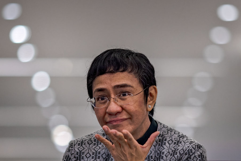 Nobel-winning Filipino Journalist Maria Ressa Speaks On International Human Rights Day