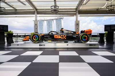 Photo 13 9 23 3 27 03 PM OKX switch McLaren MCL60 race car to Stealth Mode for the Singapore Grand Prix