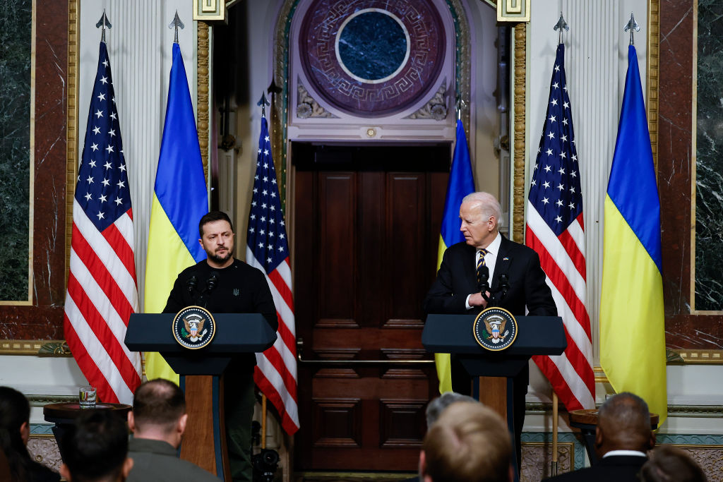 President Biden Meets With Visiting Ukrainian President Zelensky At The White House