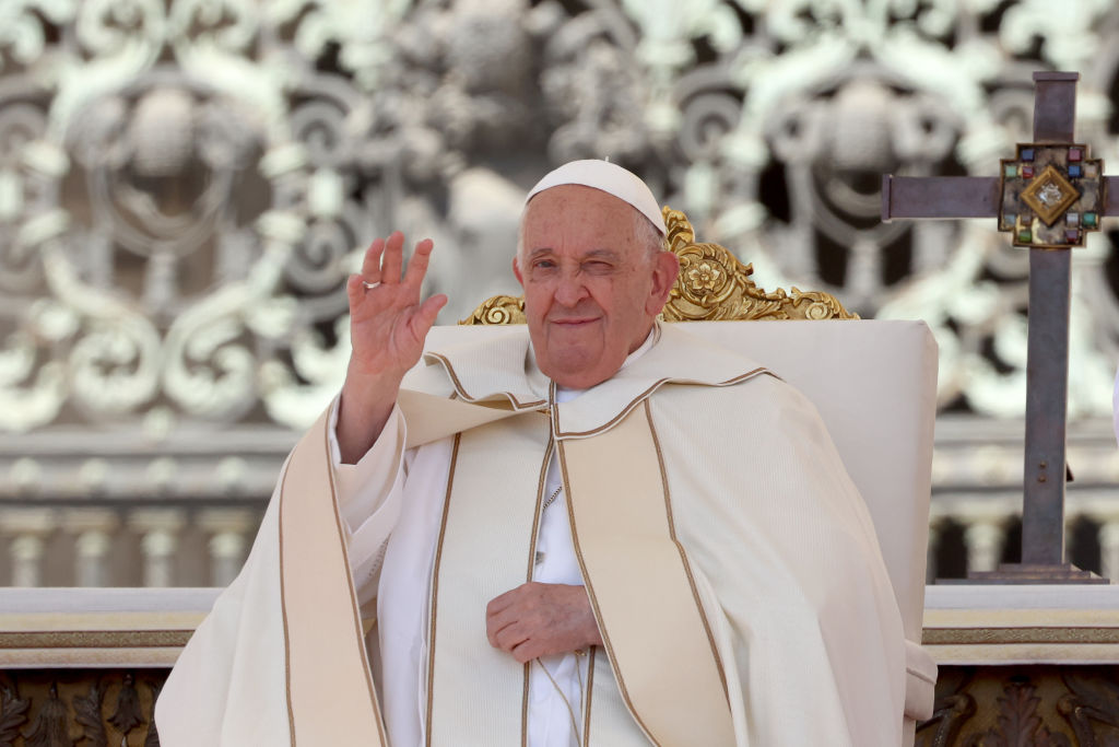 Pope Francis Leads Mass At St. Peter's Square On World Children's Day