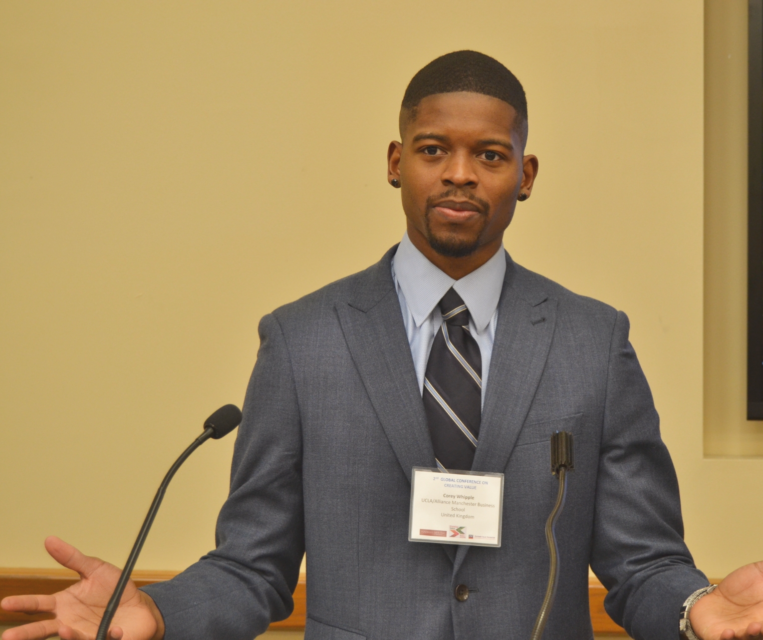 Corey Whipple speaking in NYC