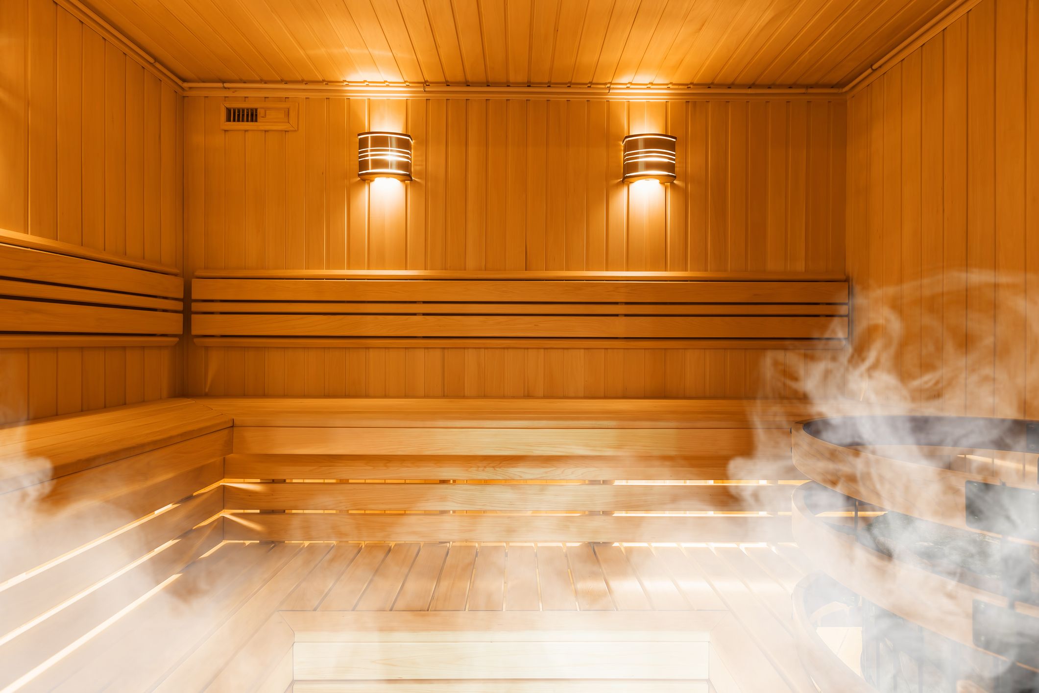 interior of finnish sauna classic wooden sauna royalty free image 1677879860