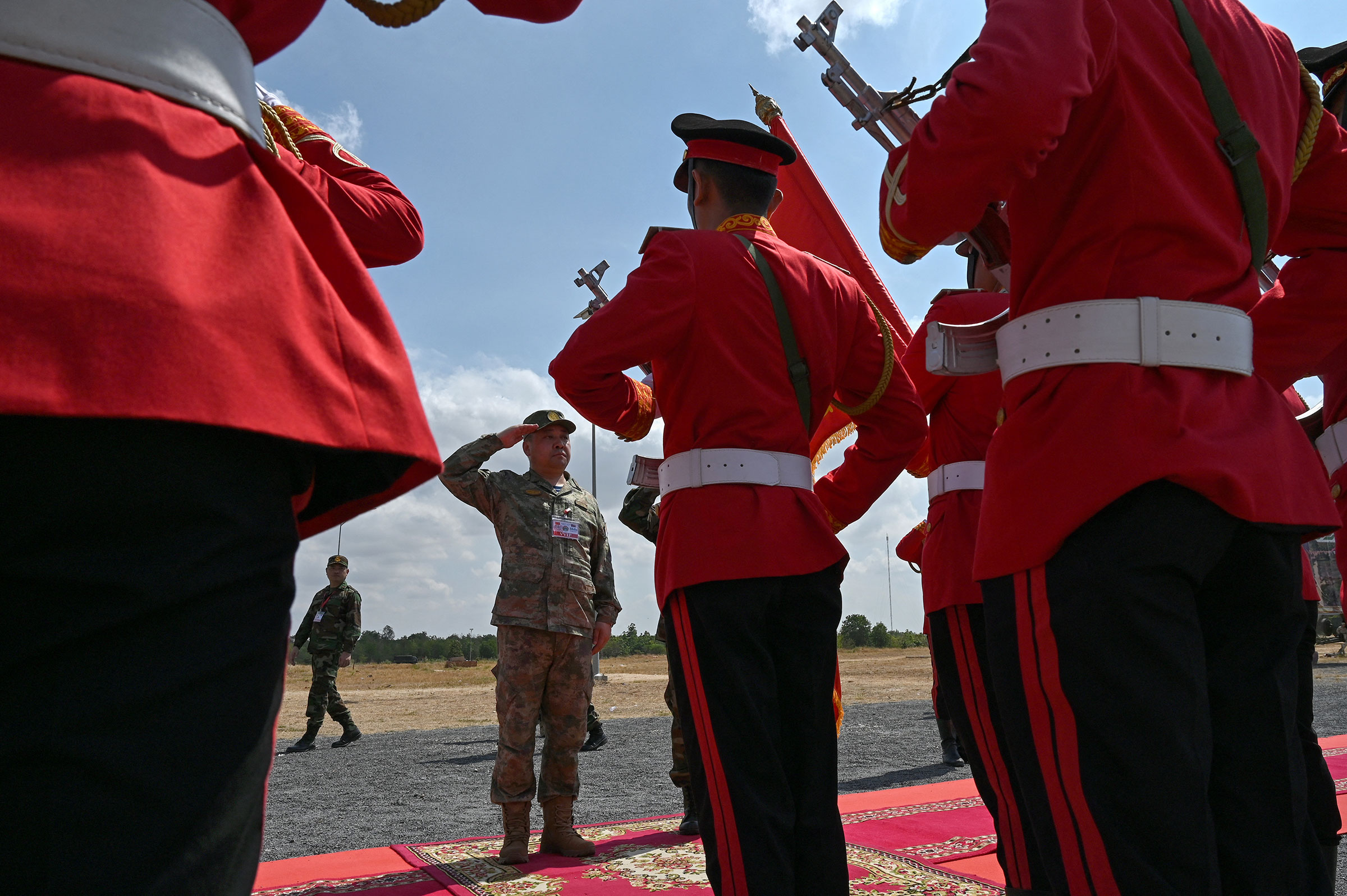 CAMBODIA-CHINA-MILITARY-DRILL