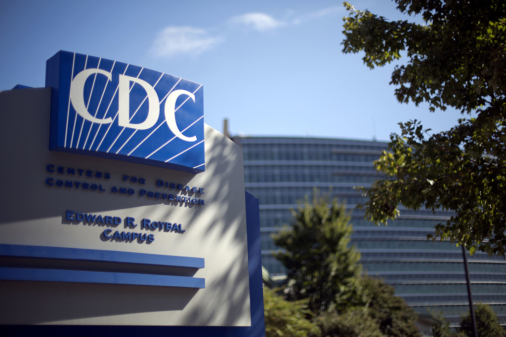 A sign marks the entrance to the federal Centers for Disease Control and Prevention (CDC) in Atlanta, on Oct. 8, 2013.