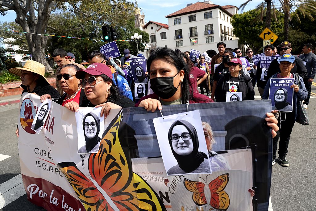 SEIU march/rally
