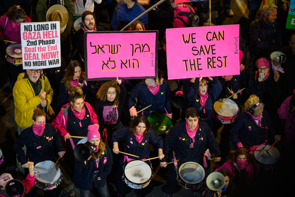 Israelis Demand The Ceasefire Continues And Remaining Hostages Are Brought Home