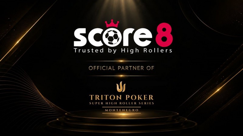 Score8 Officially Sponsors Triton Poker Super High Roller Series in Montenegro, Featuring Over USD100 Million in Prize Pools