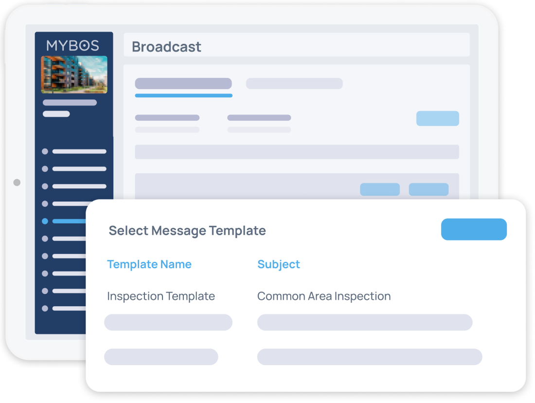 MYBOS Broadcast Feature