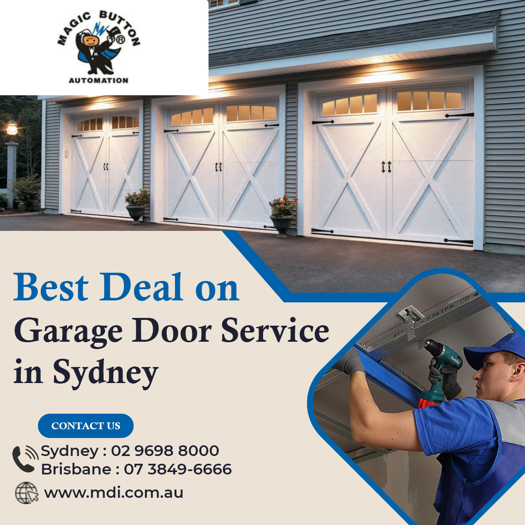 3 Best Deal on Garage Door Service in Sydney