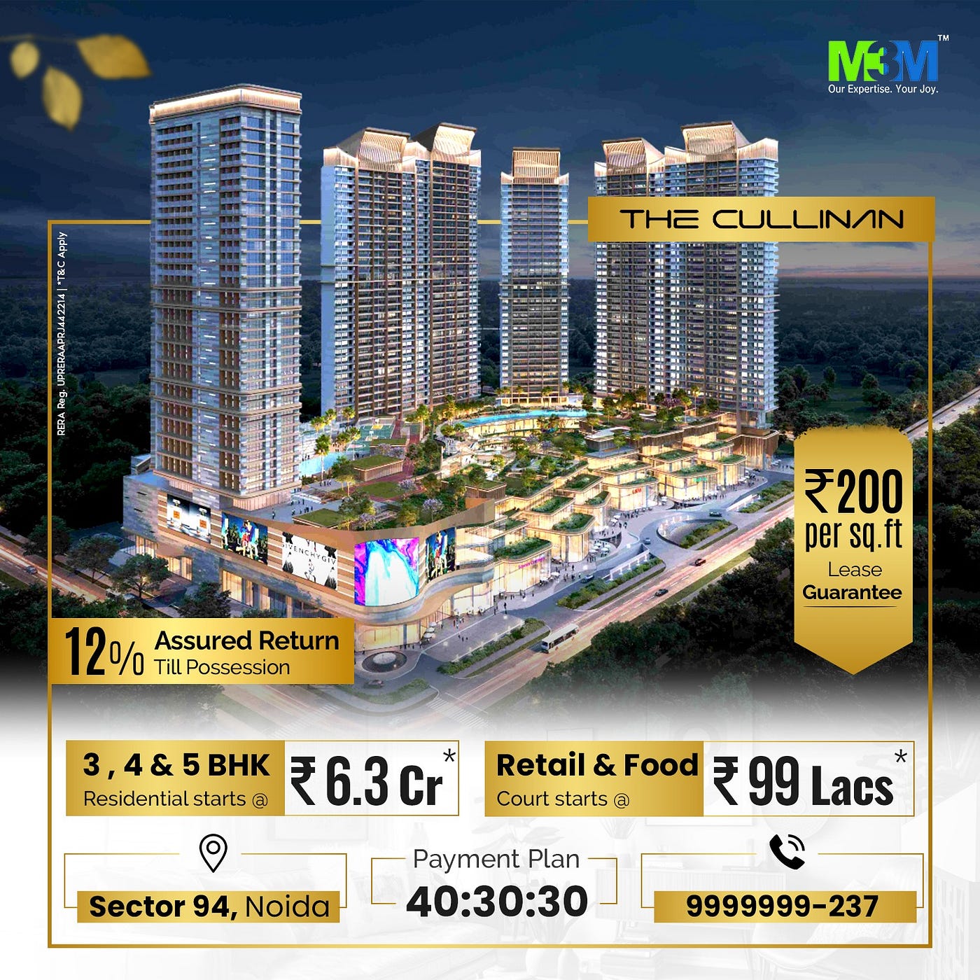 M3M The Cullinan Noida