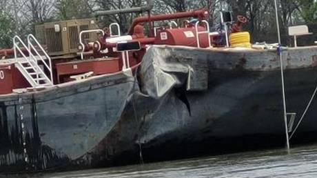 Cargo ship hits supports of Oklahoma bridge over Arkansas River