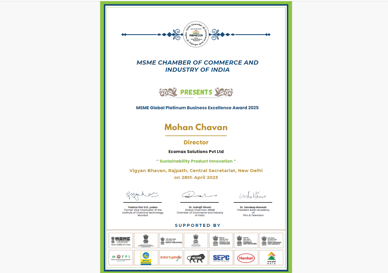 MSME Global Platinum Business Excellence Award 2025 MSME Global Platinum Business Excellence Award 2025