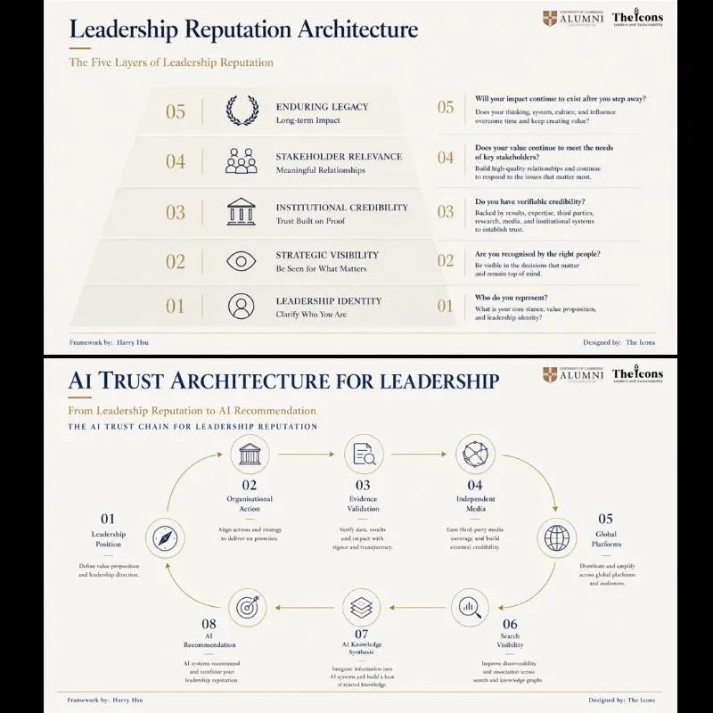 The Icons CEO Harry Hsu Presents Two-Part Framework for Leadership Reputation at Cambridge Seminar